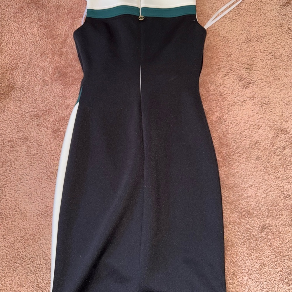 Tommy Hilfiger Black and White Strapless Dress - Picture 3 of 4